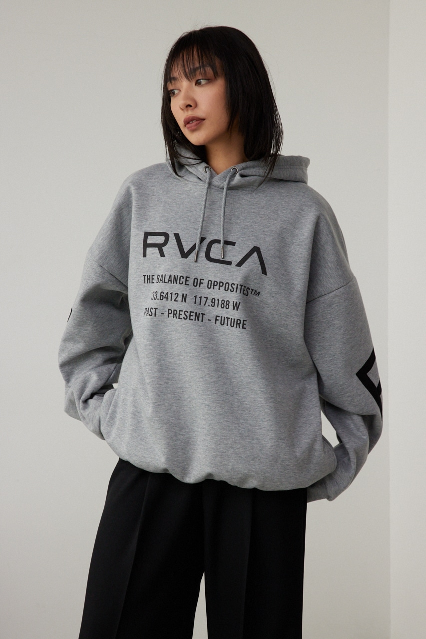 【RVCA×AZUL】 リフレクタースウェットパーカー 詳細画像 T.GRY 1