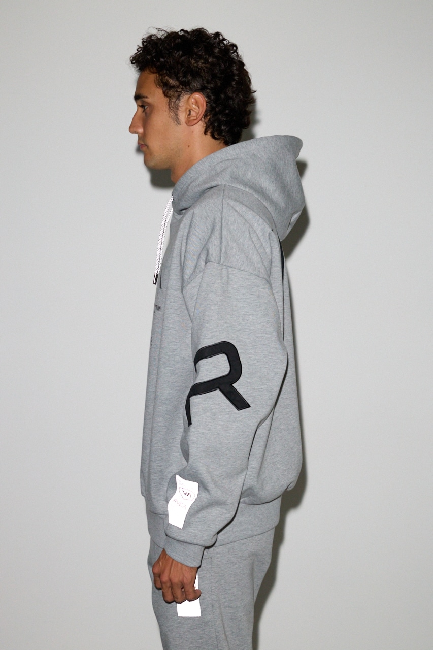 【RVCA×AZUL】 リフレクタースウェットパーカー 詳細画像 T.GRY 8