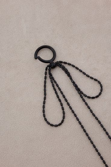 リボンモチーフスウィングイヤーカフ 詳細画像