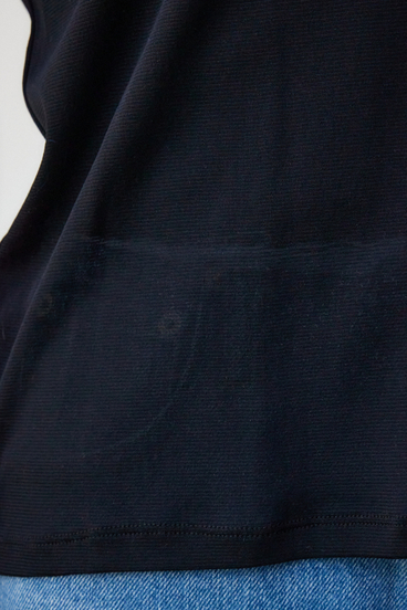 バックスリットシアーロングトップス 詳細画像