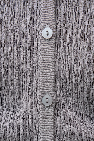 シアーリブショートカーデ 詳細画像