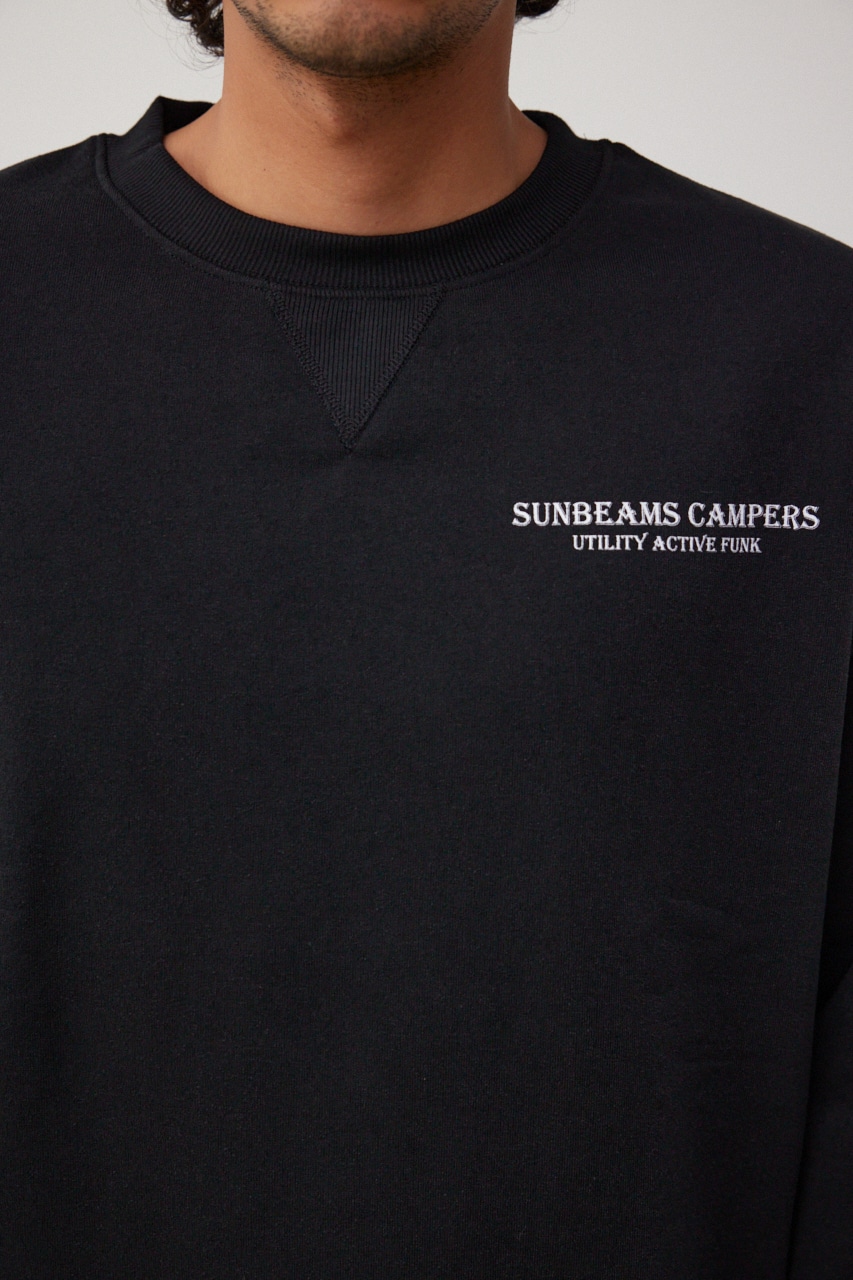 【SUNBEAMS CAMPERS】裏起毛スウェットセットアップ 詳細画像 BLK 8