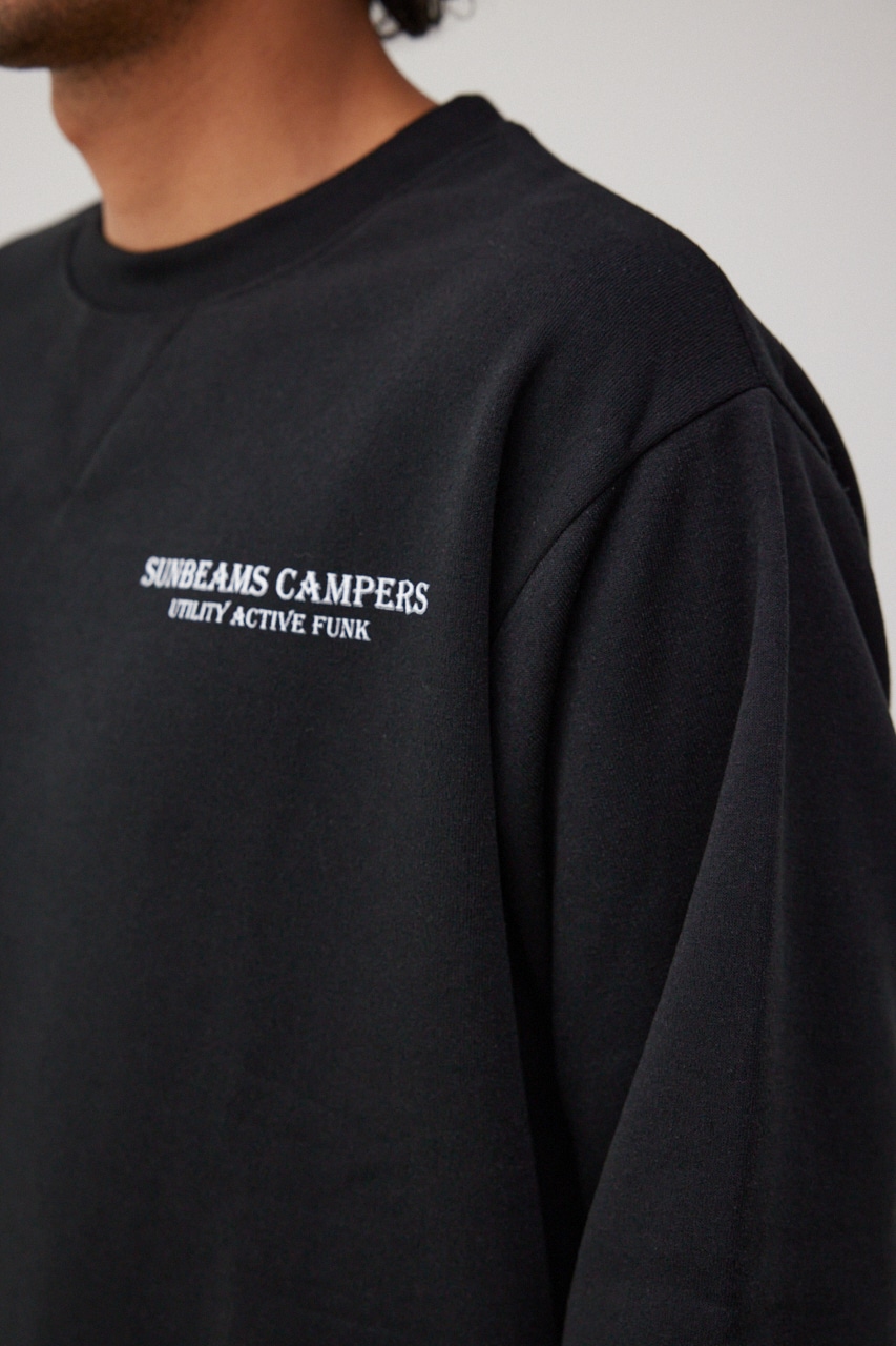 【SUNBEAMS CAMPERS】裏起毛スウェットセットアップ 詳細画像 BLK 9