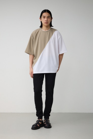 パイピングバイカラートップス 詳細画像