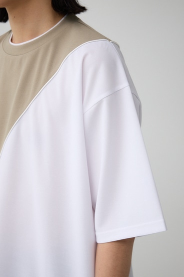 パイピングバイカラートップス 詳細画像