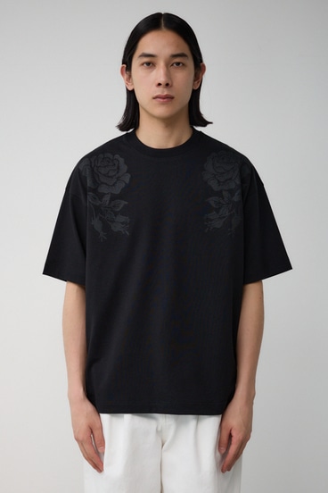 フラワープリント刺繍TEE 詳細画像