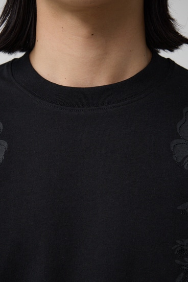 フラワープリント刺繍TEE 詳細画像