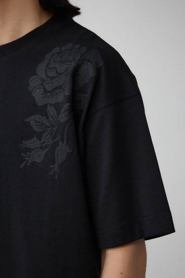 フラワープリント刺繍TEE 詳細画像