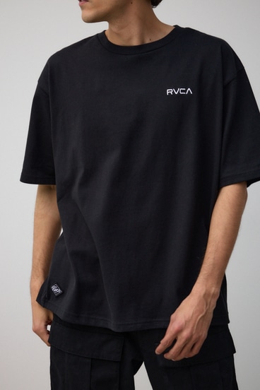 RVCA×AZUL サークルロゴTシャツ