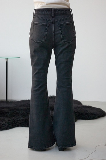 AZUL DENIM センターステッチスリットフレアデニム 詳細画像