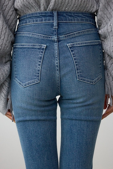 AZUL DENIM センターステッチスリットフレアデニム 詳細画像
