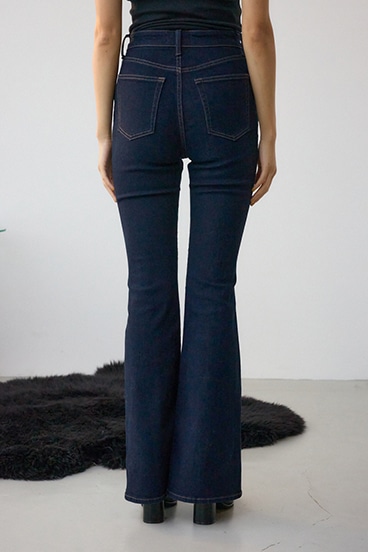 AZUL DENIM センターステッチスリットフレアデニム 詳細画像