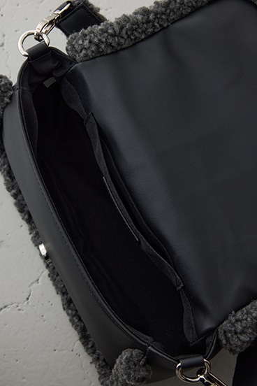 フェイクムートンショルダーバッグ 詳細画像