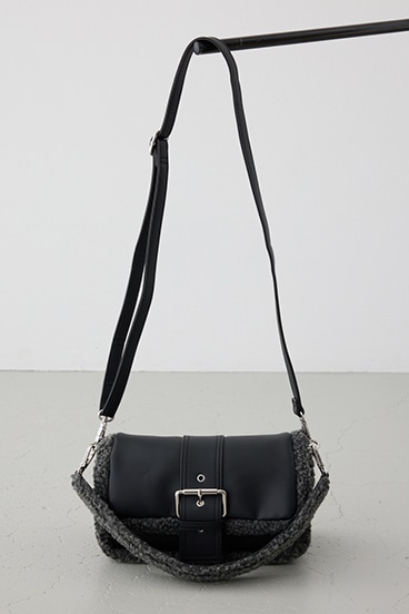 フェイクムートンショルダーバッグ 詳細画像