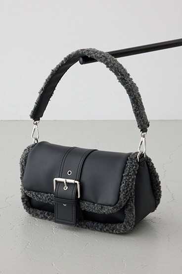 フェイクムートンショルダーバッグ 詳細画像