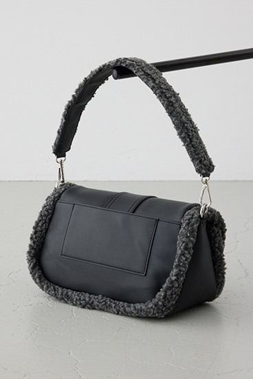 フェイクムートンショルダーバッグ 詳細画像