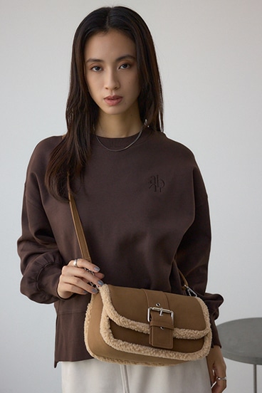 フェイクムートンショルダーバッグ 詳細画像