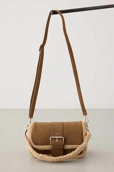 フェイクムートンショルダーバッグ 詳細画像