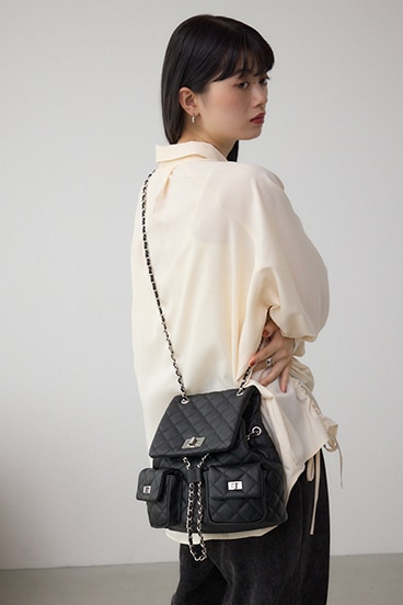 【WEB限定】3WAYキルティングリュック 詳細画像