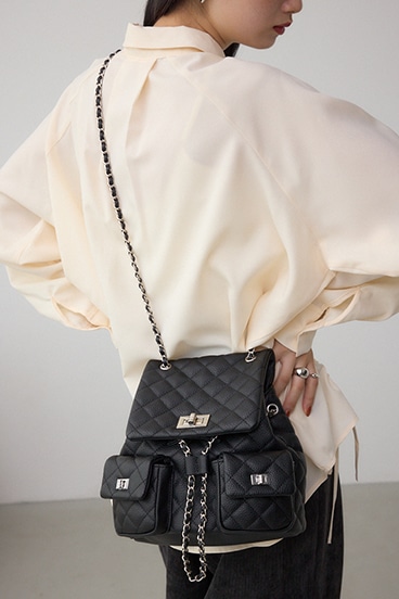 【WEB限定】3WAYキルティングリュック 詳細画像