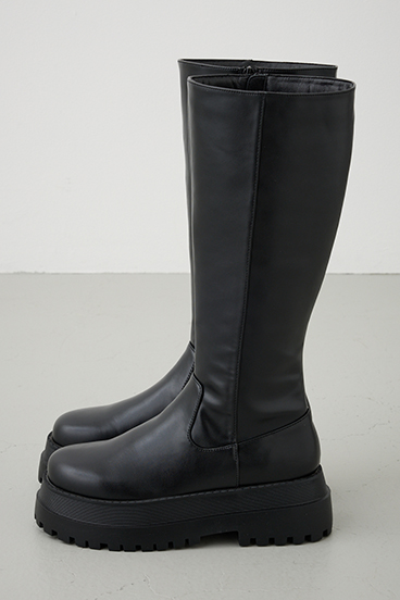 【WEB限定】ボリュームソールロングブーツ 詳細画像