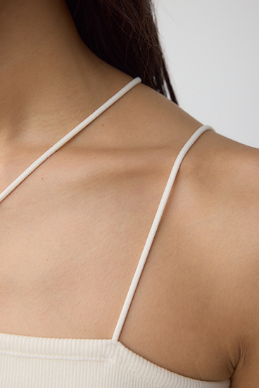 カットリブキャミソール 詳細画像