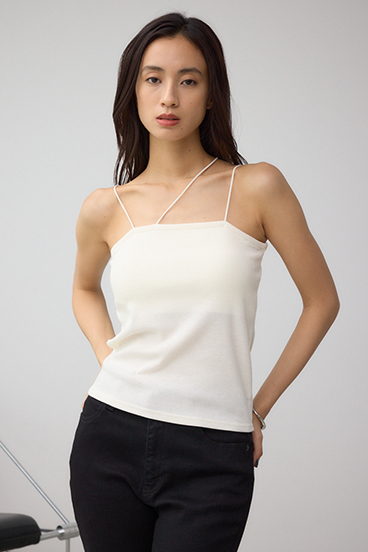 カットリブキャミソール 詳細画像