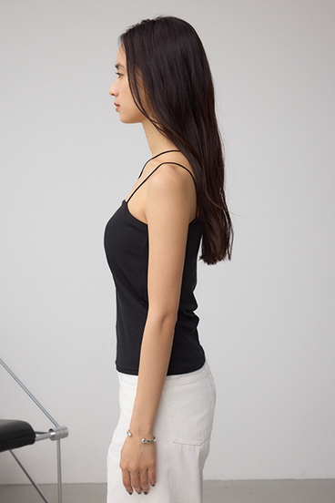 カットリブキャミソール 詳細画像