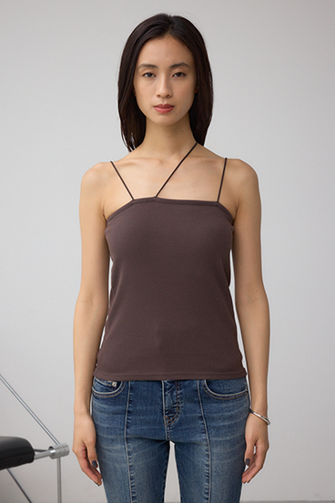 カットリブキャミソール 詳細画像