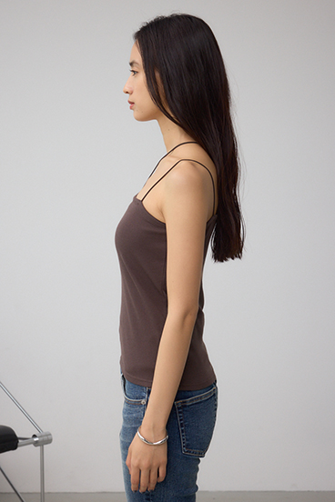 カットリブキャミソール 詳細画像