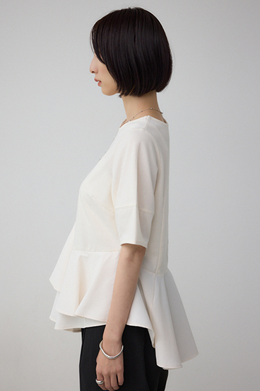 ペプラムカットフレアトップス 詳細画像