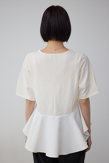 ペプラムカットフレアトップス 詳細画像
