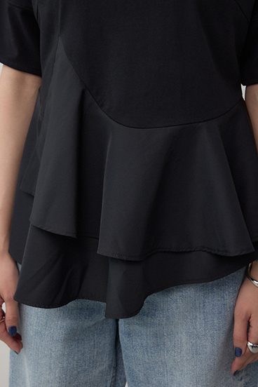 ペプラムカットフレアトップス 詳細画像