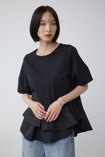 ペプラムカットフレアトップス 詳細画像
