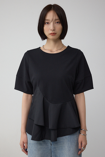 ペプラムカットフレアトップス 詳細画像