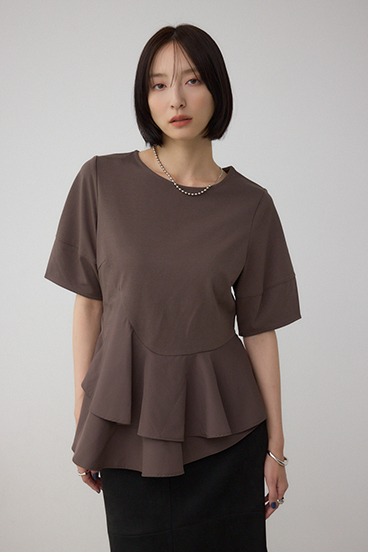 ペプラムカットフレアトップス 詳細画像