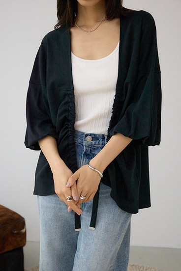ドロストトッパーカーディガン