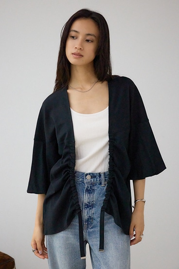 ドロストトッパーカーディガン 詳細画像