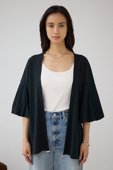 ドロストトッパーカーディガン 詳細画像