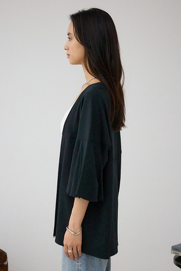 ドロストトッパーカーディガン 詳細画像