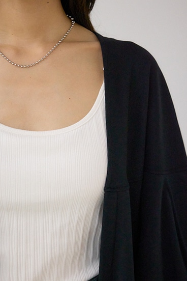 ドロストトッパーカーディガン 詳細画像