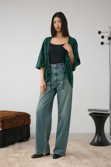 ドロストトッパーカーディガン 詳細画像