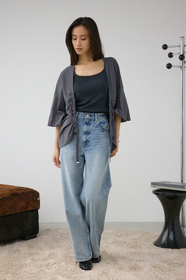 ドロストトッパーカーディガン 詳細画像