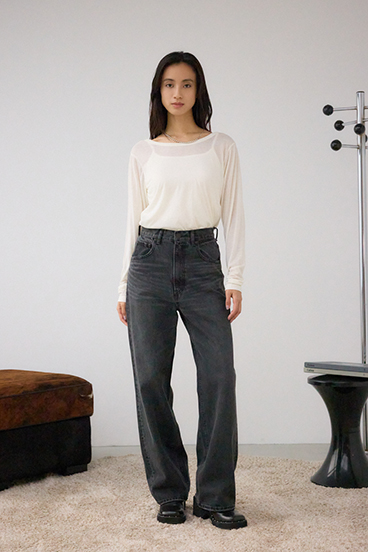 シアーロングスリーブTシャツ 詳細画像