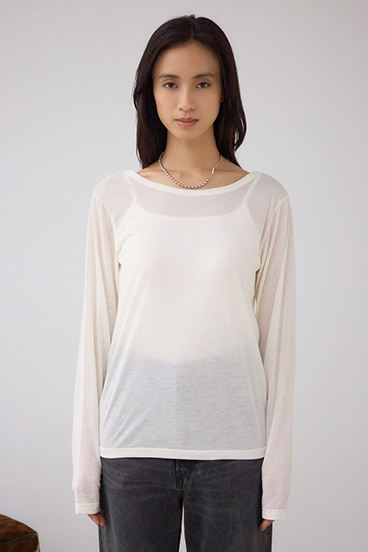 シアーロングスリーブTシャツ 詳細画像