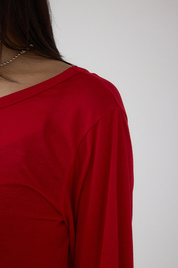 シアーロングスリーブTシャツ 詳細画像