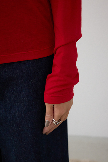 シアーロングスリーブTシャツ 詳細画像