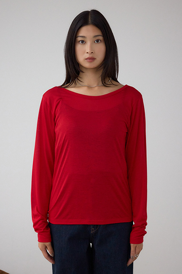 シアーロングスリーブTシャツ 詳細画像