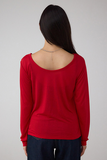 シアーロングスリーブTシャツ 詳細画像