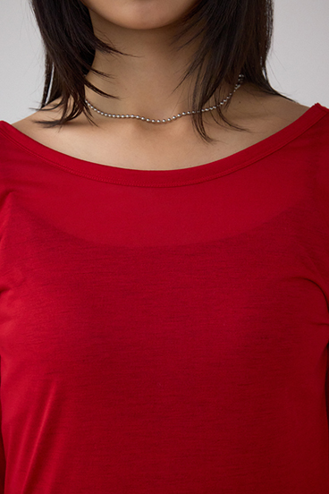 シアーロングスリーブTシャツ 詳細画像